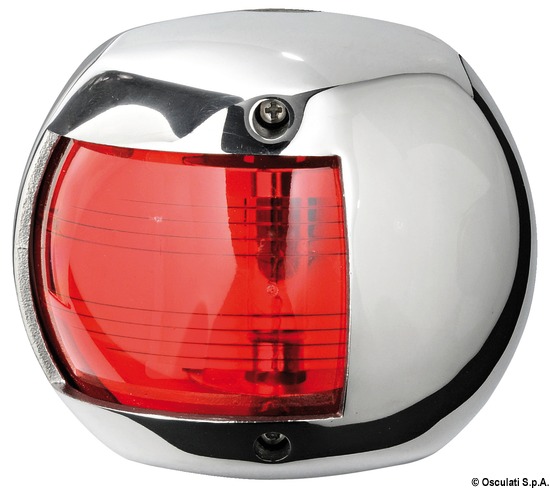 Fanale Classic 12 inox rosso